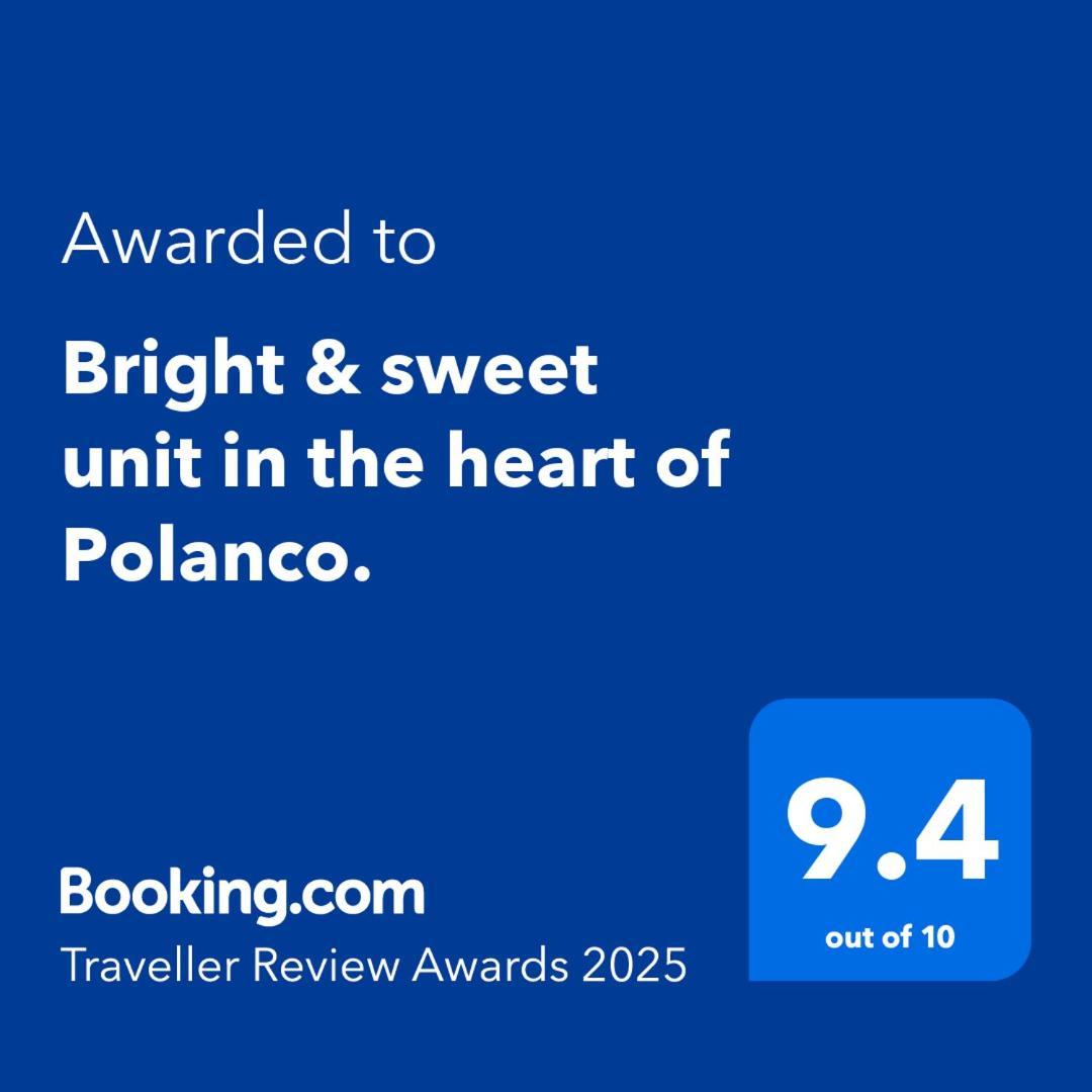 Bright & Sweet Unit In The Heart Of Polanco. Apartment เม็กซิโกซิตี้ ภายนอก รูปภาพ